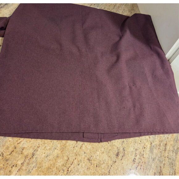 LL Bean Traveler Shirt Dress Button Midi Size L Purple QX92 - Picture 14 of 16